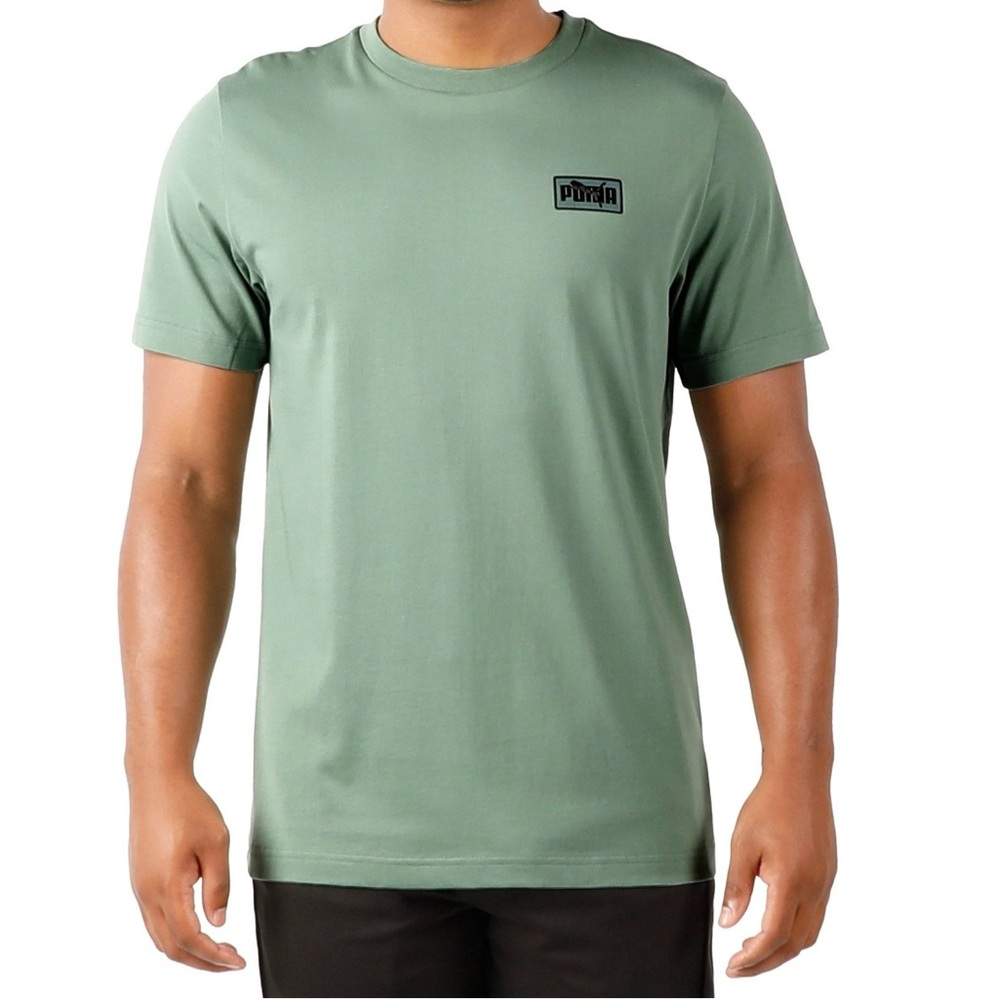 Puma Men’s Light Sage Green Crew Neck Tee